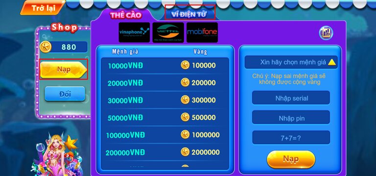 Quy trình nạp rút tại cổng game ban ca h5 của nhà cái ST666